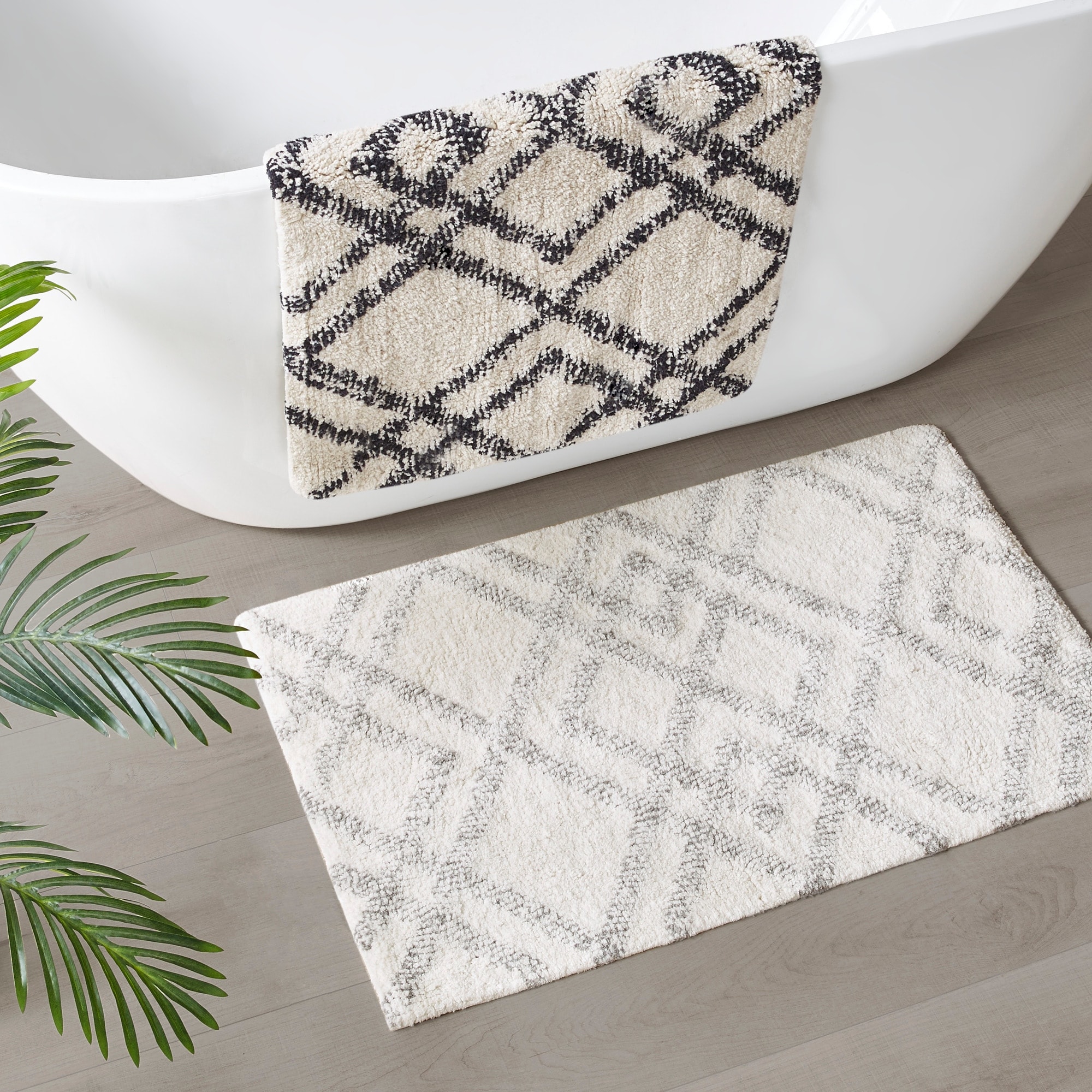 Geometric Bathroom Rugs and Bath Mats Bed Bath Beyond